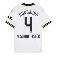 Borussia Dortmund Nico Schlotterbeck #4 Tretí futbalový dres 2024-25 Krátky Rukáv